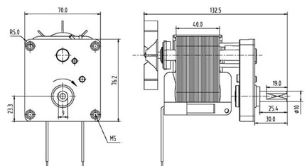 Shaded Pole Gearmotor specs