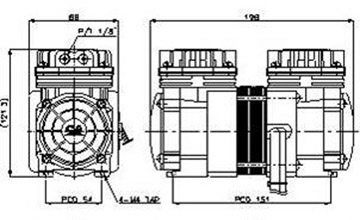 OIL LESS AIR COMP DIAPHRAM TYPE specs 2